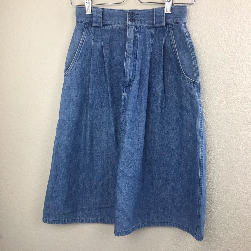 Calvin Klein sport high waisted denim skirt